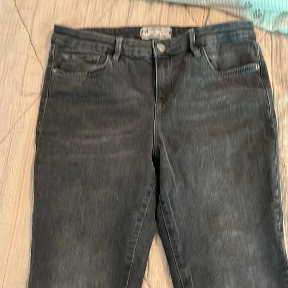 Free People faded black jeans